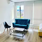Turquoise And Magenta Apartment