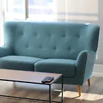 Turquoise And Magenta Apartment